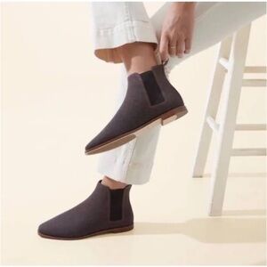 Rothy’s original ankle brown boots! Leather soles, used twice. SZ 6.5